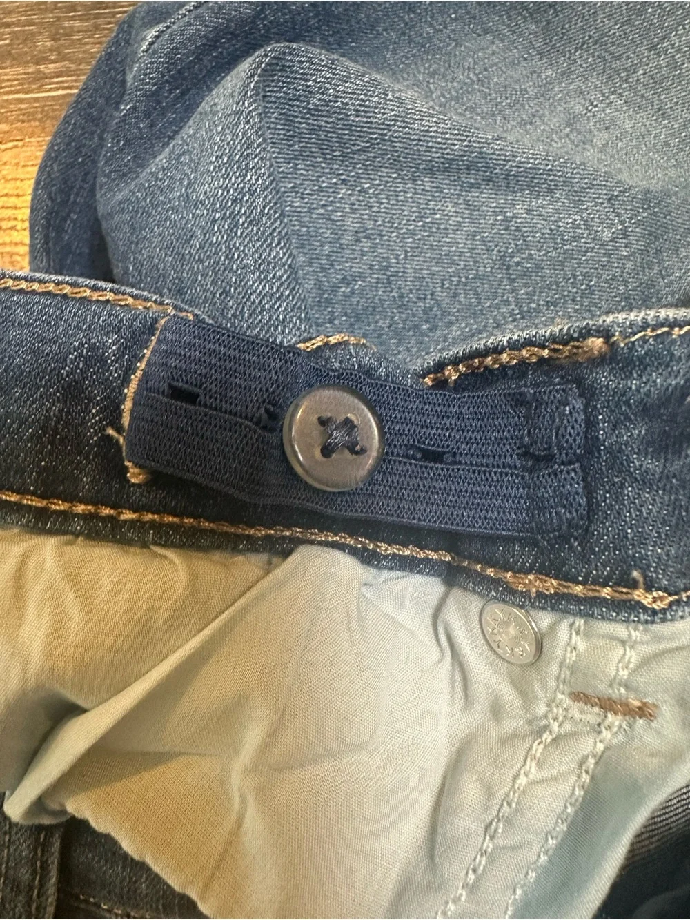 The Children’s Place Girls' Dark Blue Straight Stretch Jeans